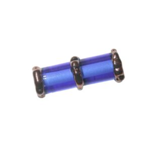 Czech Tube Bead – 20mm – Blue