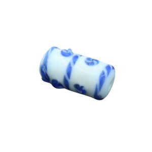 Patterned Barrel – 23mm – White - C