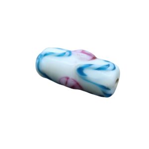 Patterned Barrel – 23mm – White - D