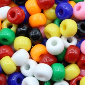 Pony Beads - Large - 11mm - Mix Colours