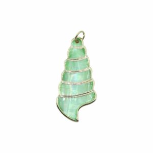 Shell Pendant – 45mm - Green