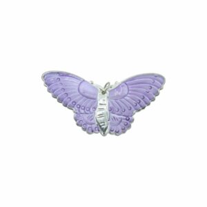 Shell Butterfly Pendant – 77mm - Purple