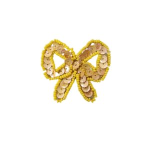 Bow - 4 x 4.5cm - Yellow