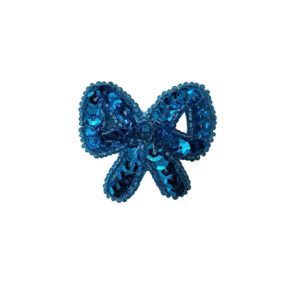 Bow - 4 x 4.5cm - Blue