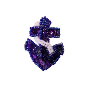 Anchor - 5 x 3mm - Purple
