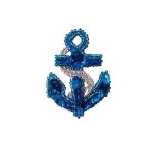 Anchor - 5 x 3mm - Blue