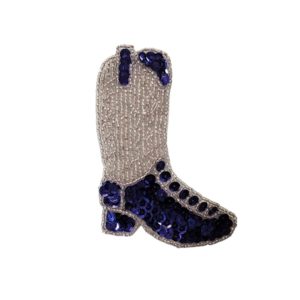 Cowboy Boot - 9.5 x 6.5mm - Royal