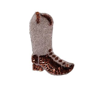 Cowboy Boot - 9.5 x 6.5mm - Bronze