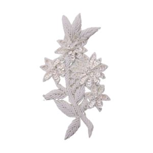 4 Flowers On Stem - 14.5 x 8.5cm