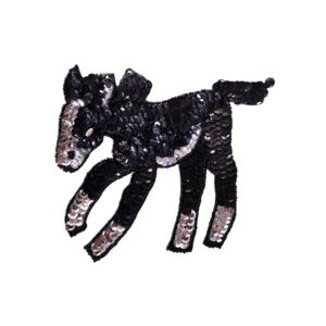 Pony - 14 x 14cm - Black
