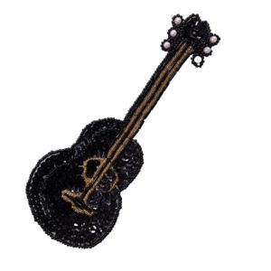 Guitar - 16.5 x 6mm - Black