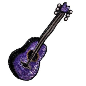 Guitar - 16.5 x 6mm - Purple