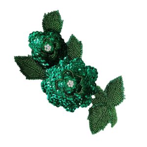 Rose Spray - 21 x 11.5cm - Green
