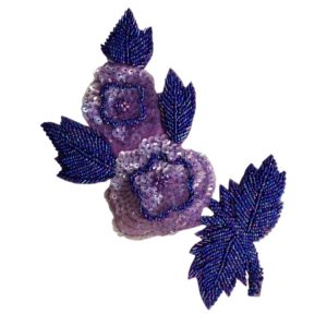 Rose Spray - 21 x 11.5cm - Purple