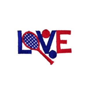 I Love Tennis - 55 x 25mm