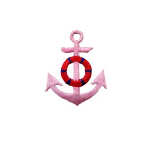 Anchor - 45 x 35mm - Pink