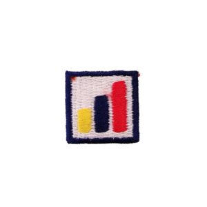 Patterned Square - 25mm - A