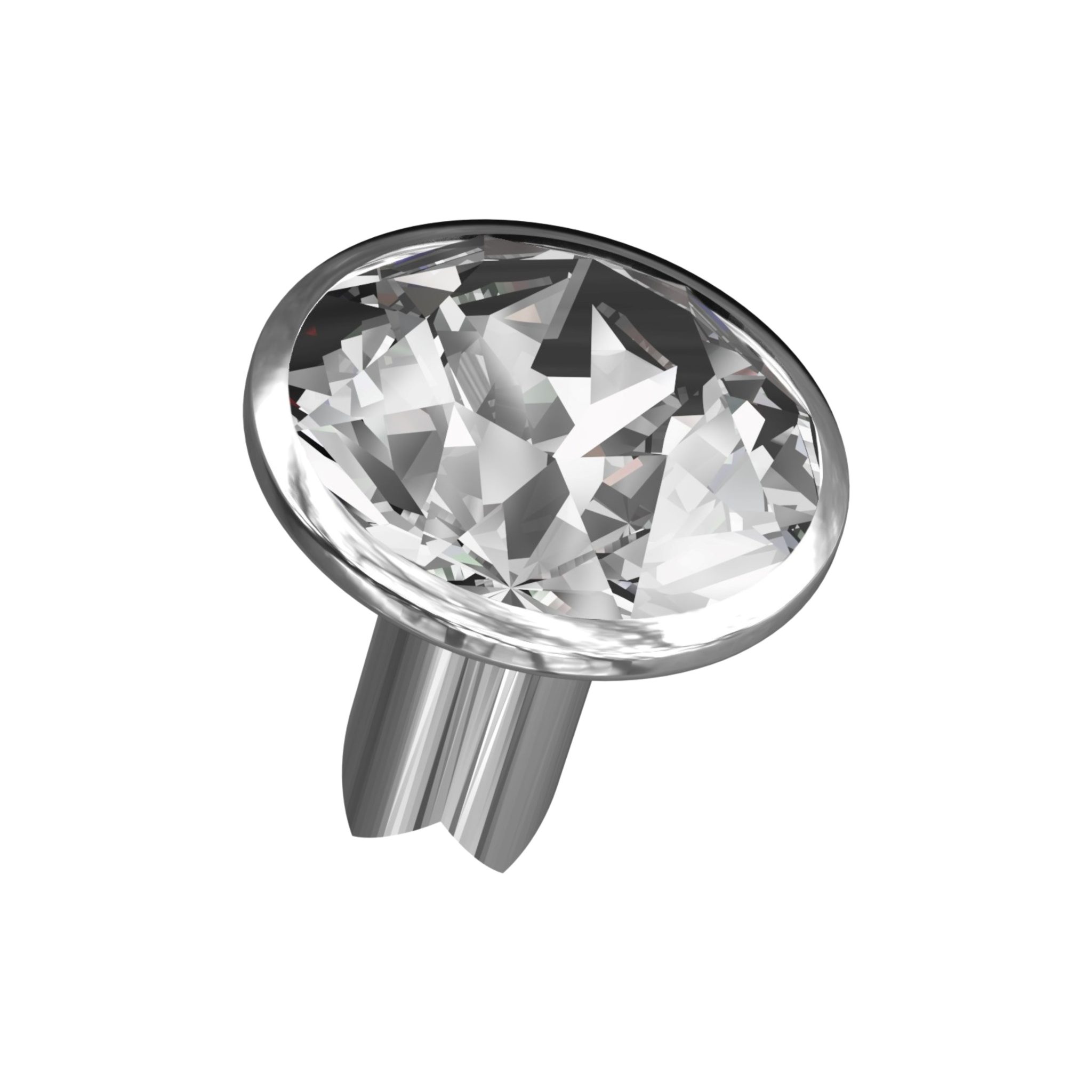 Swarovski 53005 – Crystal Rivet – 8mm – Crystal / Silver – Bead ...