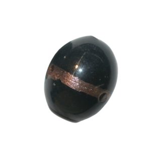 Oval - 20 x 15mm - Black