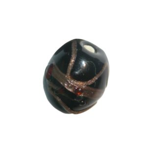 Oval - 16 x 12mm - Black