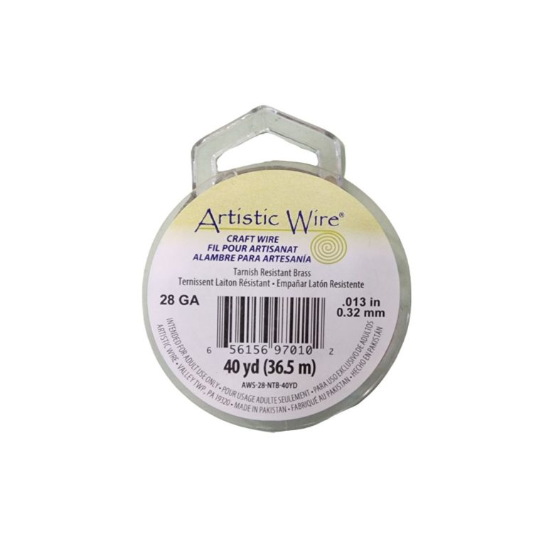 28 Gauge Non Tarnish Brass 36.58 mtrs Bead, Trimming & Craft Co