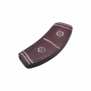 Bone Bead – Curve – 40 x 13mm - Brown