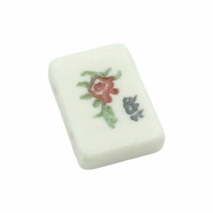 Bone Bead - Mahjong - 2 Holes - 18 x 13mm