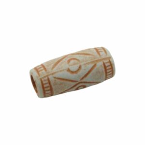 Tube Bead – Patterned - 15 x 5mm