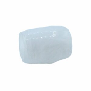 Oval Bead – 25 x 17mm – White Marble