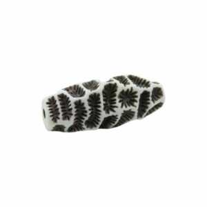 Oval Bead – Coral - 44mm – Brown