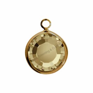 Swarovski Channel - Round - SS29 - 1 Loop - Raw / Light Col Topaz