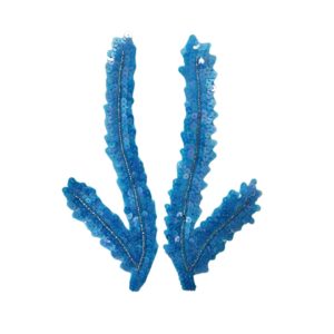 Feather Pairs - 190 x 70mm - Lt Blue AB - Price per pair