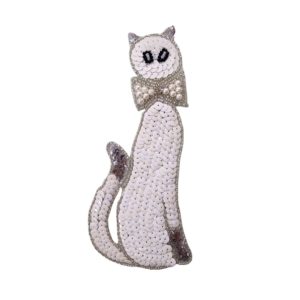 Cat - 180 x 75mm - White