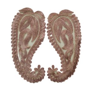 Paisley - 330 x 155mm - Gold - Price per pair