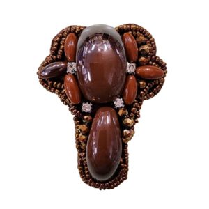 Motif - 90 x 70mm - Brown