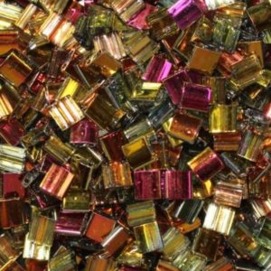 Tila Bead - 5mm - 2 Hole - Tabac - Price Per Gram