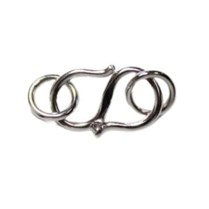 Sterling Silver - S Clasp - 12mm