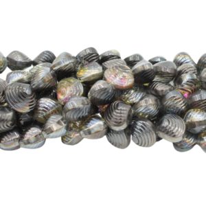 Shell - 15mm - 33cm Strand - Vitrail Dark