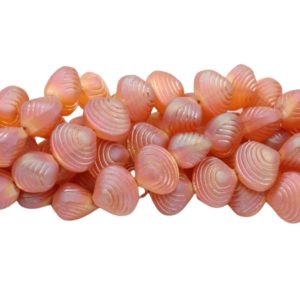 Shell - 15mm - 33cm Strand - Rose Peach