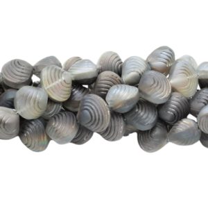 Shell - 15mm - 33cm Strand - Silver Night
