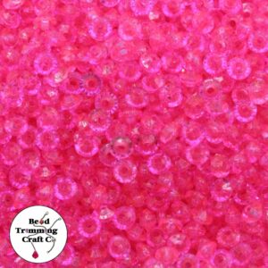 Bicone Bead – Flat – 6mm – Rose - 100 Pieces