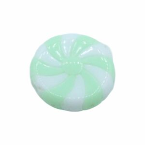Candy Coin – 24mm – White / Green