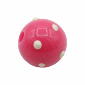 Round Measle Bead - 14mm – Pink