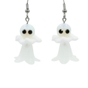 Halloween Victorian Ghost Earring