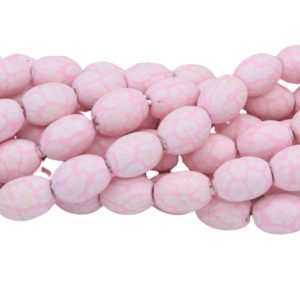 Polymer Clay Oval - 14 x 12mm - 36cm Strand - B