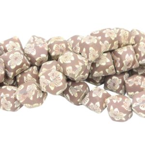 Polymer Clay - 14mm Cut Cube - 36cm Strand