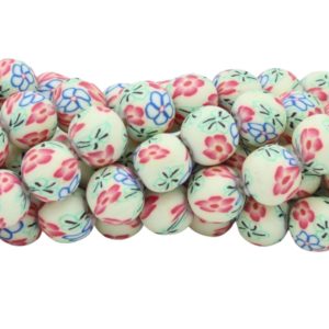 Polymer Clay - 12mm - 37cm Strand - C