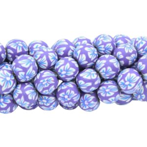 Polymer Clay - 12mm - 37cm Strand - D
