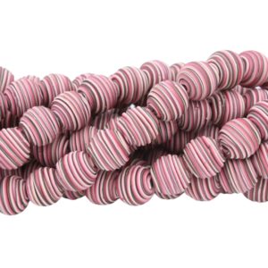 Polymer Clay Beehive Shape - 12mm - 30cm Strand - Multi A