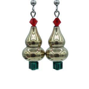 Christmas Hematite Tree - Antique Gold